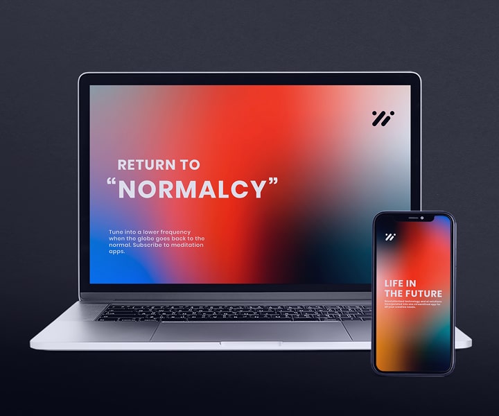 Illustration representing a meditation app